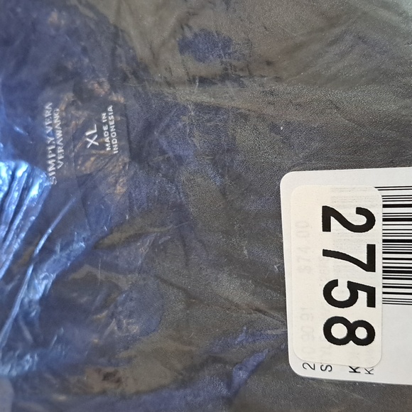 Simply Vera Wang Shimmer Maxi Dress, Vera Black, XL - Picture 4 of 5